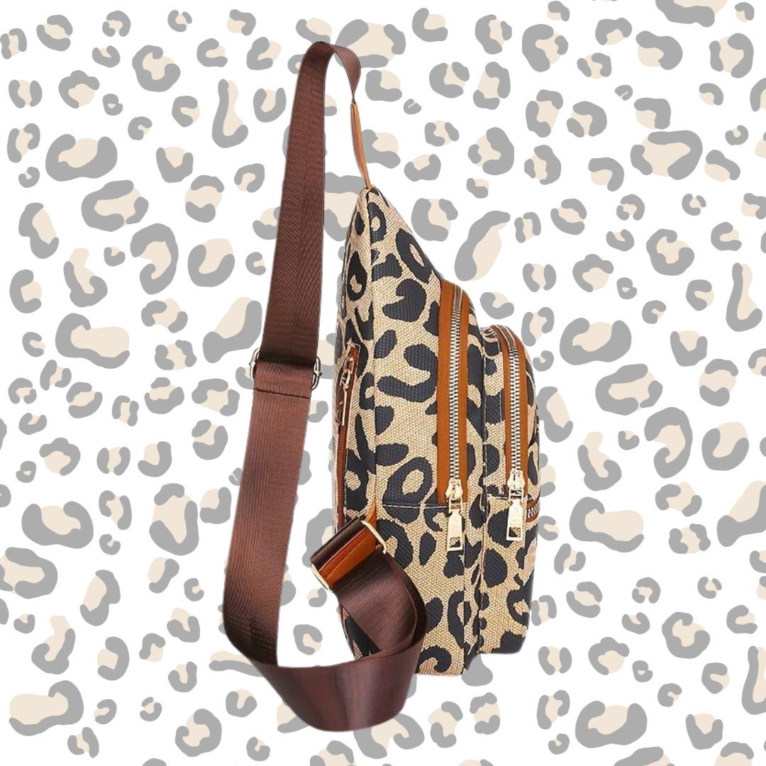 CAPE TOWN Leopard Crossbody Bag