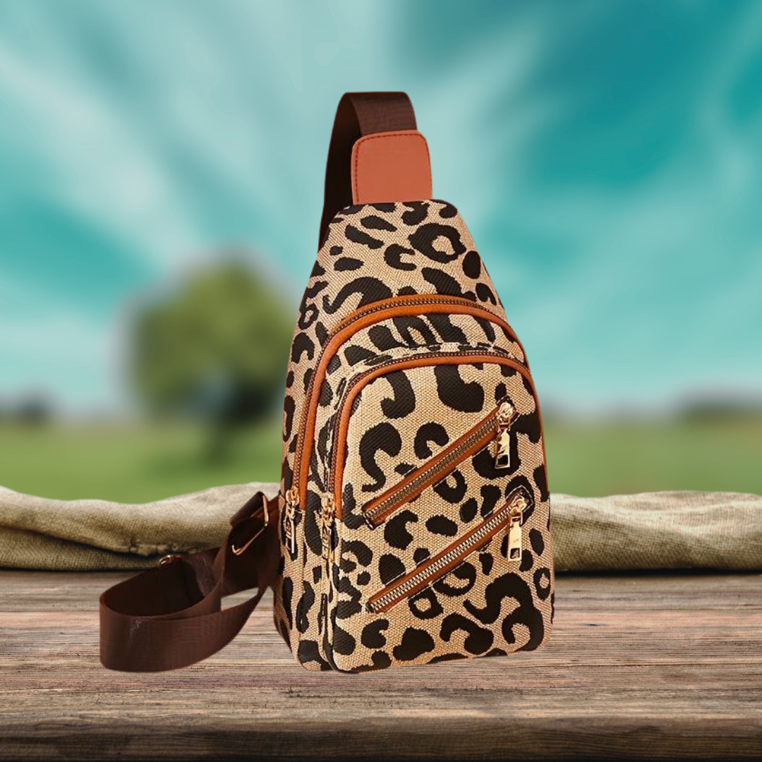 CAPE TOWN Leopard Crossbody Bag