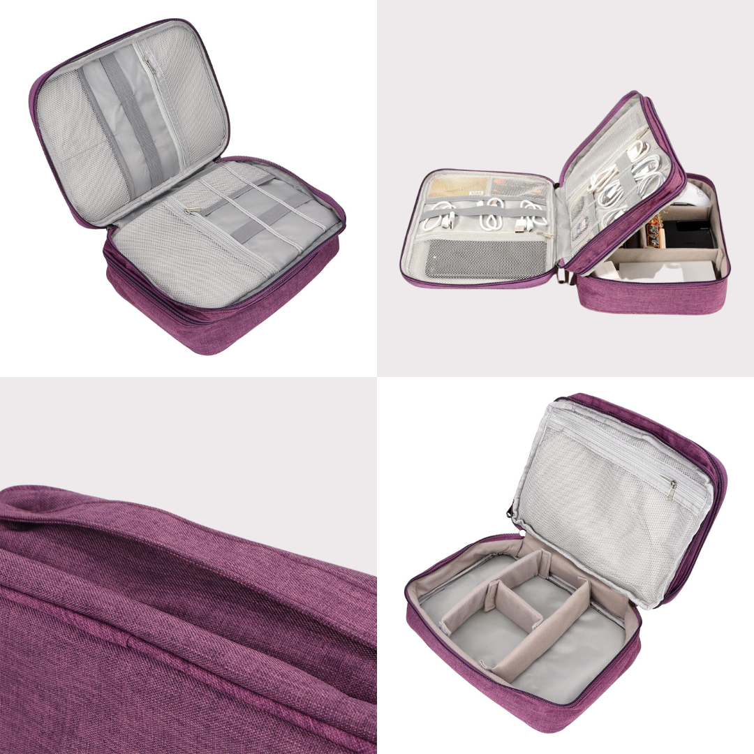 eletronic case cable organizer eletronic bag